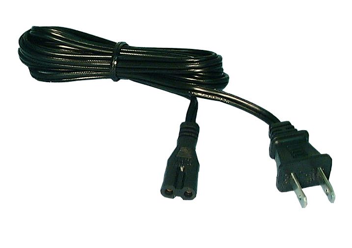 2-Prong Universal Replacement Power Cord 6 Ft.