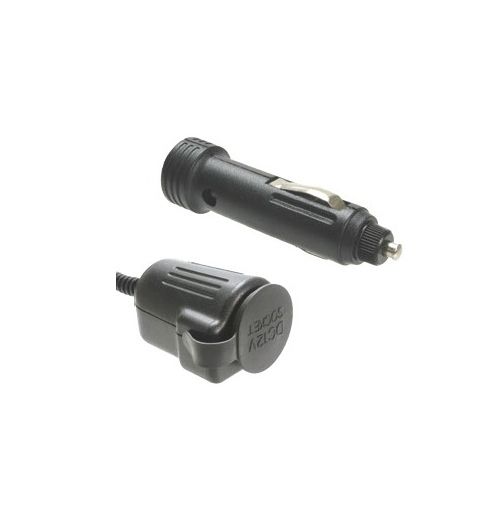 Extension Cord - 12V Fused Cigarette Lighter Plug to 12V Socket