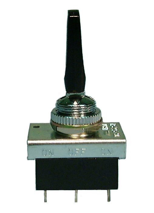 Standard Size Paddle Handle Toggle Switch - DPDT