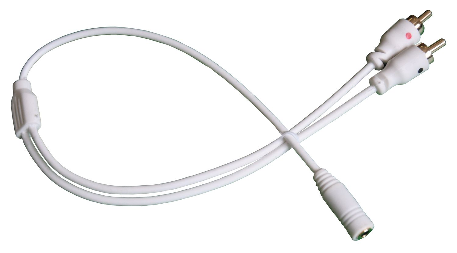 3.5mm Stereo to (2) RCA Male, Y Adapter Cable