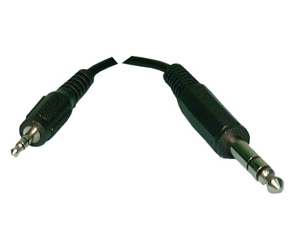 3.5mm Stereo to 1/4&quot; Stereo Audio Cable - 6ft