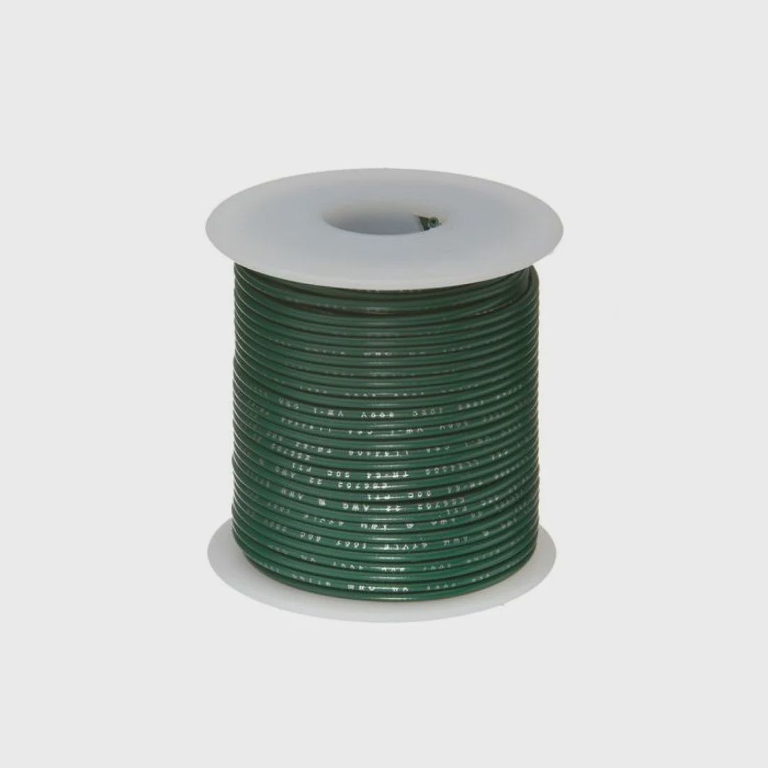 18 AWG Solid Tinned Copper Hook-Up Wire - 25 ft. (Green)