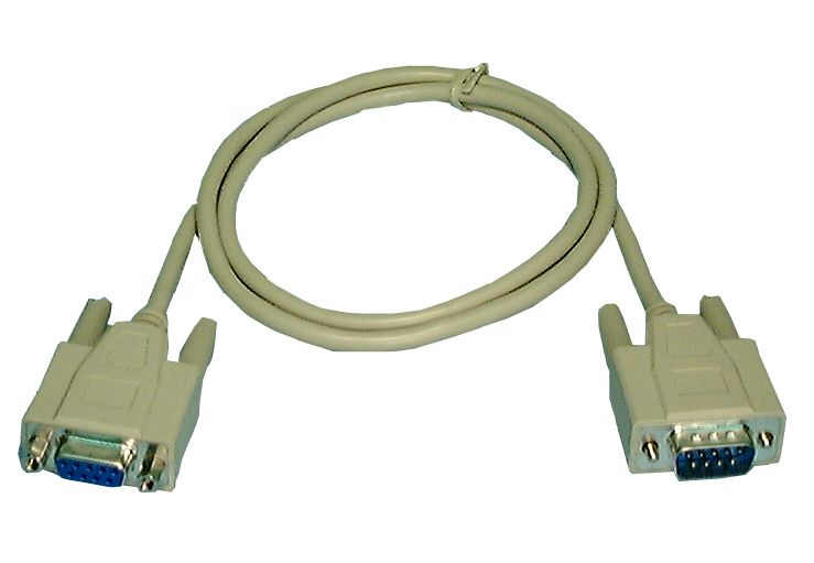 6 ft RS232 Serial Cable (DB9 Male to Female)