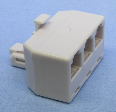 Modular Telephone 1 to 3-Way Jack