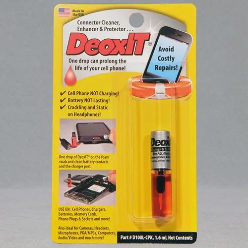 DeoxIT D100-Series – Cell Phone Connector Rejuvenator &amp; Protectant