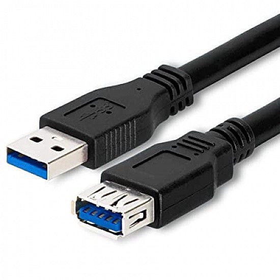 10 Ft. USB 3.0 A Male to A Female Extension Cable – Black