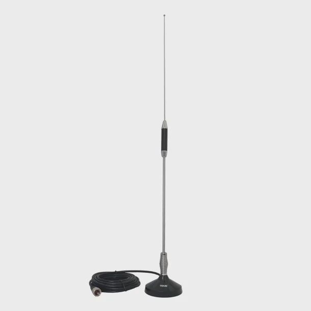 Tram Center-Load Stainless Steel Whip CB Magnet-Mount Antenna Kit