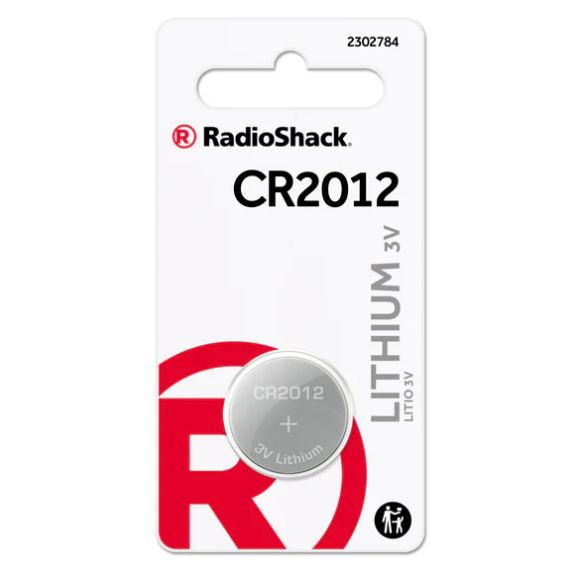 CR2012 3V Lithium Coin Cell Battery