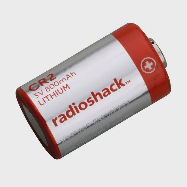RadioShack CR2 3V Lithium Battery - Non Rechargeable, 850 mAh