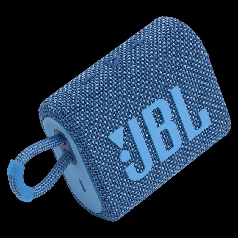 JBL Go 3 Eco Waterproof Bluetooth Speaker - Ocean Blue