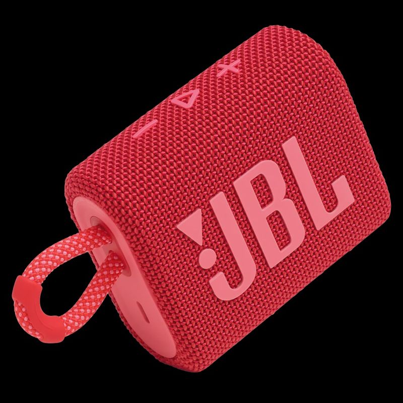 JBL Go 3 Waterproof Bluetooth Speaker - Red
