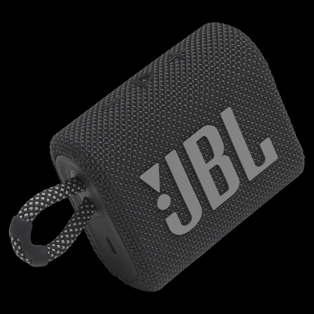 JBL Go 3 Waterproof Bluetooth Speaker - Black