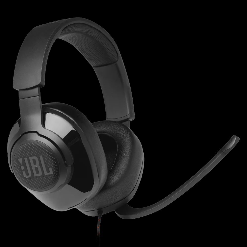 JBL Quantum 200 Wired Over-Ear Gaming Headset - Black