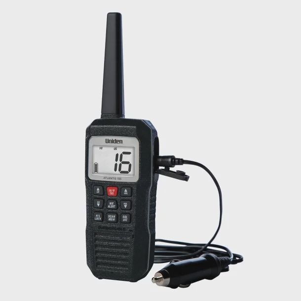 Uniden Atlantis 155 Floating Handheld 2-Way VHF Marine Radio