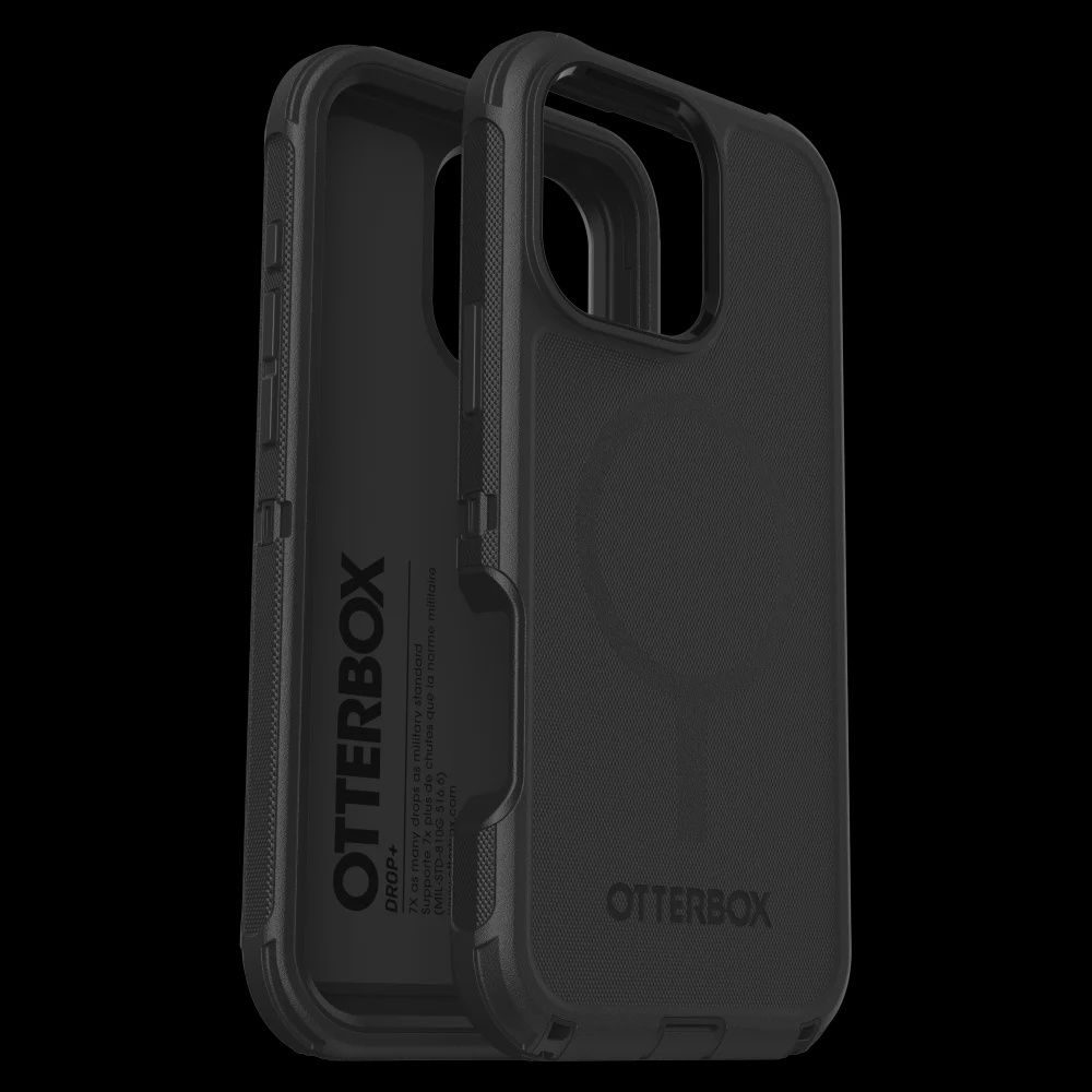 OtterBox - Defender Pro MagSafe Case for Apple iPhone 16 Pro Max - Black