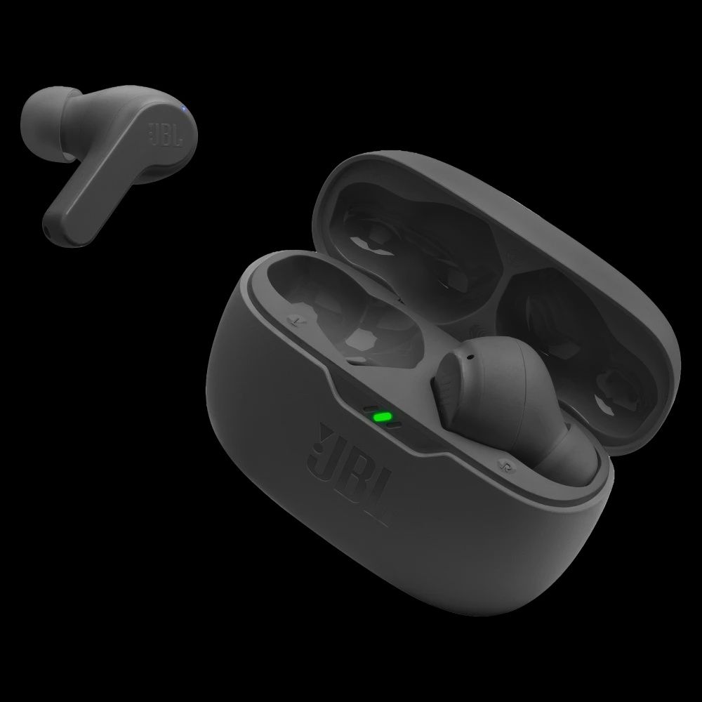 JBL - Vibe Beam True Wireless Earbuds - Black