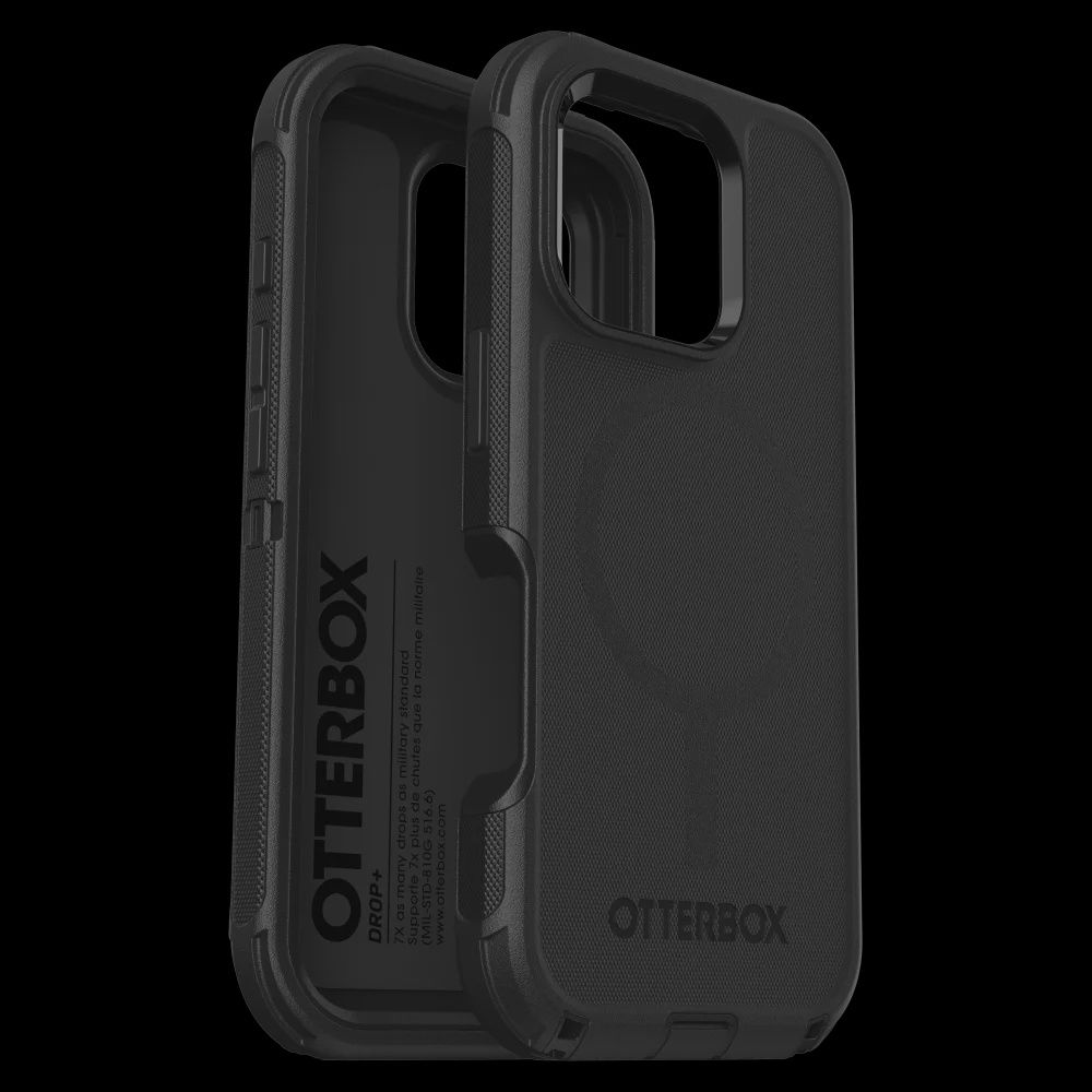 OtterBox - Defender Pro MagSafe Case for Apple iPhone 16 Pro - Black