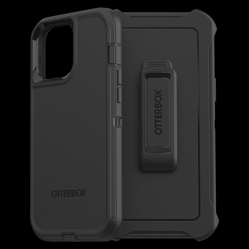 OtterBox - Defender Case for Apple iPhone 13 Pro Max / 12 Pro Max - Black