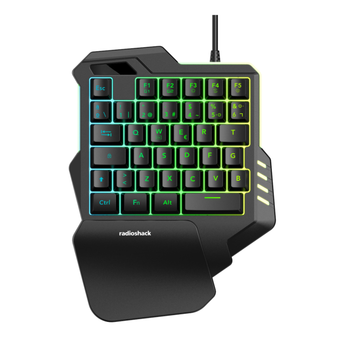 RadioShack One-Handed Half Gaming Keyboard