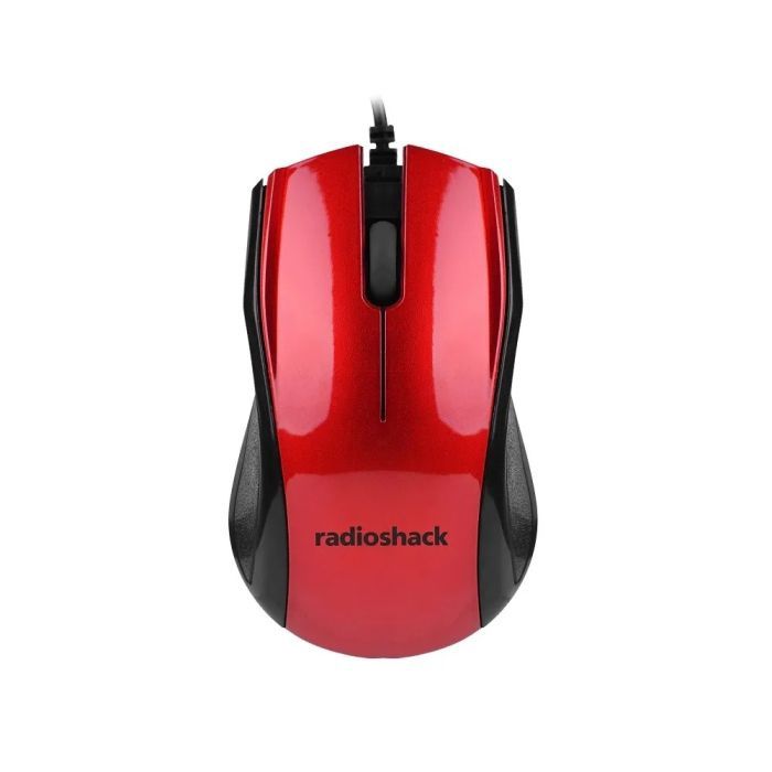 RadioShack High-Definition Optical Mouse - Red &amp; Black