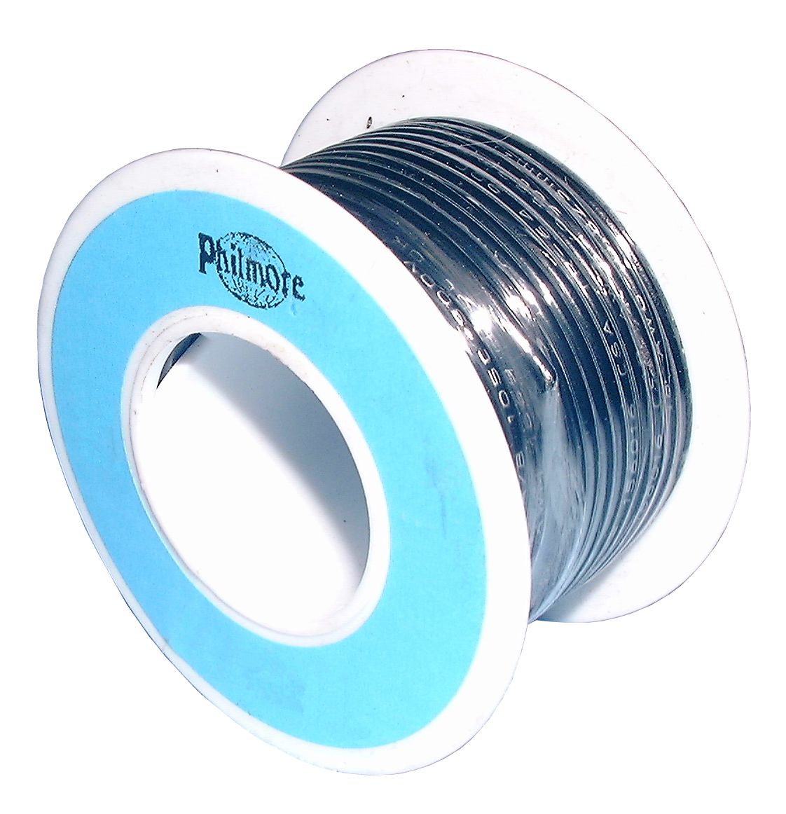 Hook-Up Wire – 22 AWG Solid Copper Conductor – Black – 100 Ft