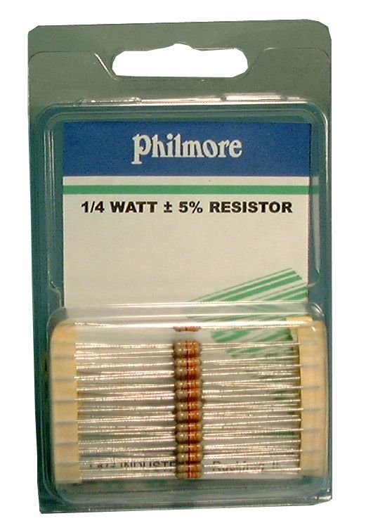 1/4 Watt Resistor – 1,000 Ohms – Carbon Film – 50 Pack