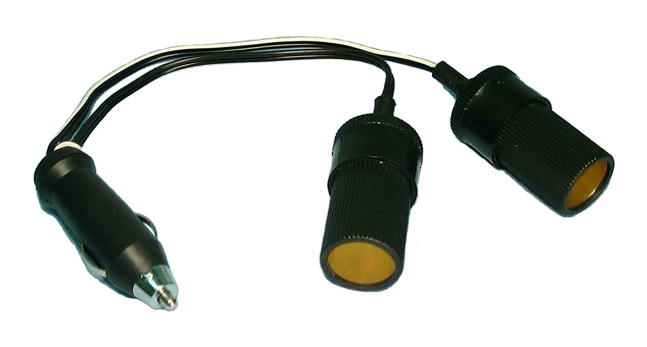 Philmore 12V 2 Outlet Cigarette Lighter Plug Socket