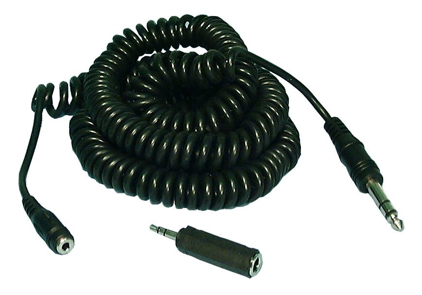 25 ft. Universal Stereo Extension Cable (1/4&quot; Male to 3.5mm Female, includes 3.5mm Stereo Male to 1/4&quot; Female Adaptor)