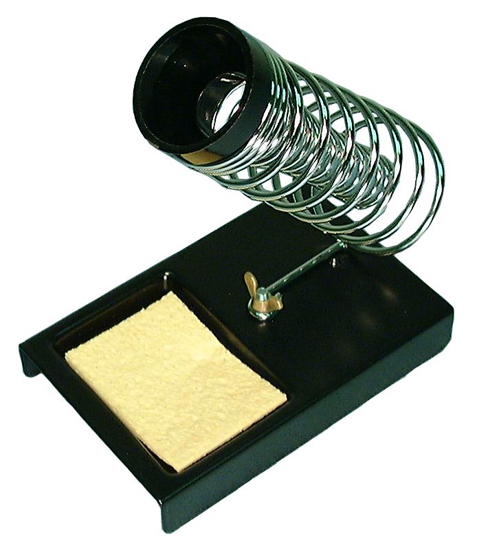 Soldering Iron Holder – Heavy Duty with Tip Cleaning Sponge