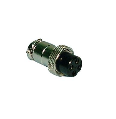 4-Pin Female CB and Ham Radio Microphone Plug
