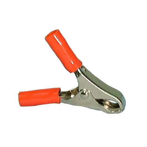Miniature Automotive Battery Plier-Type Clips - Red &amp; Black (2/Pack)