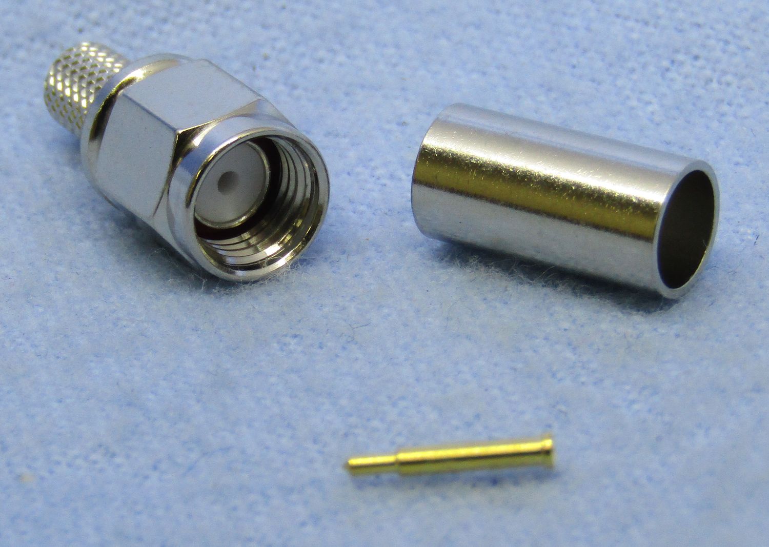 SMA Plug Crimp Connector for RG-58 Cable