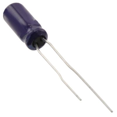 22µF 35V Radial Aluminum Electrolytic Capacitor