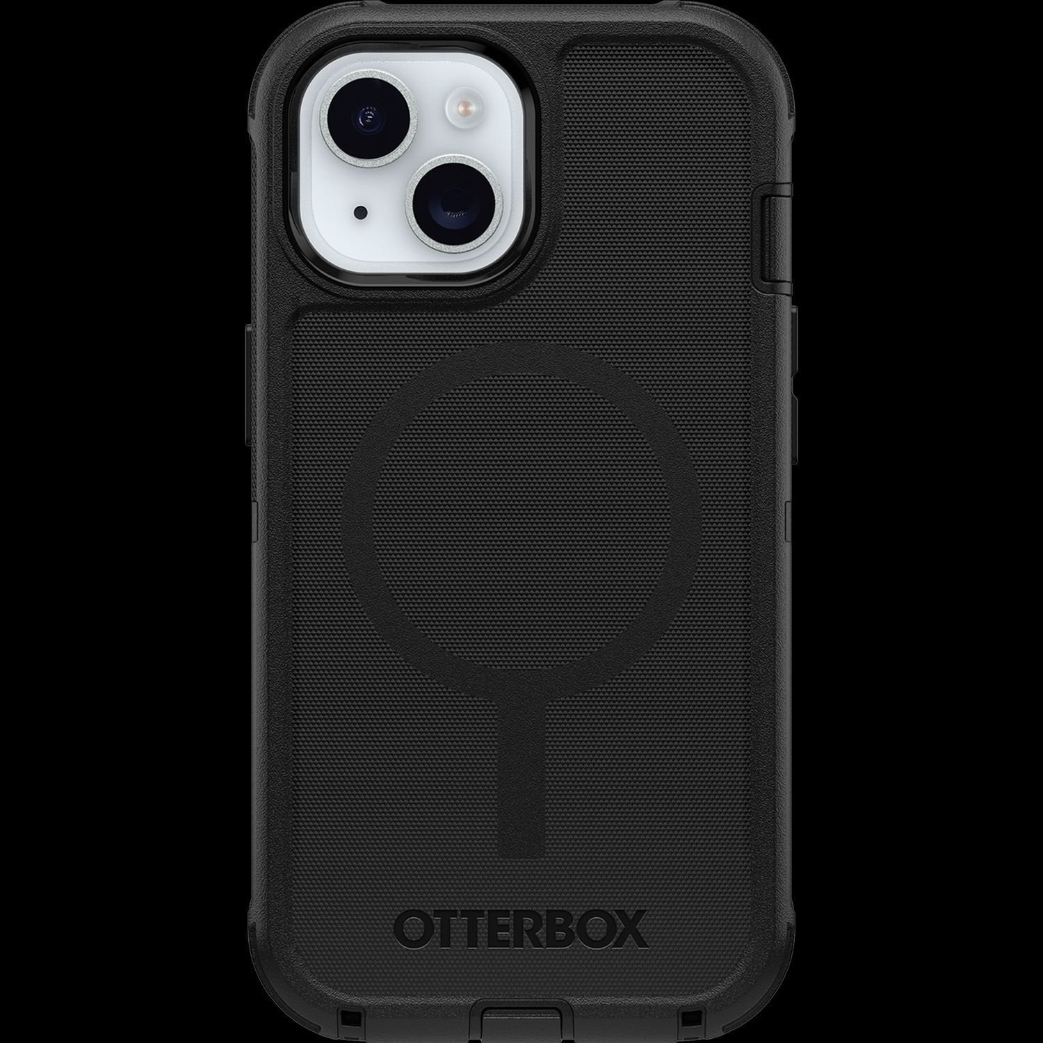 OtterBox - Defender Pro MagSafe Case for Apple iPhone 15 / iPhone 14 / iPhone 13 / iPhone 16e - Black