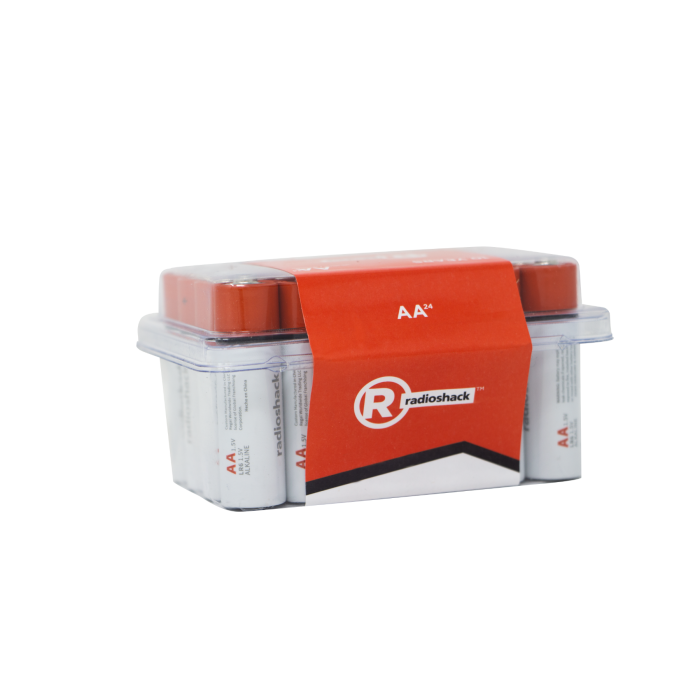 RadioShack AA Alkaline Batteries – 24 Pack