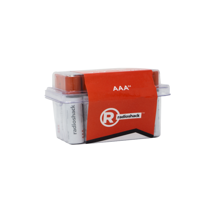 RadioShack AAA Alkaline Batteries – 24 Pack