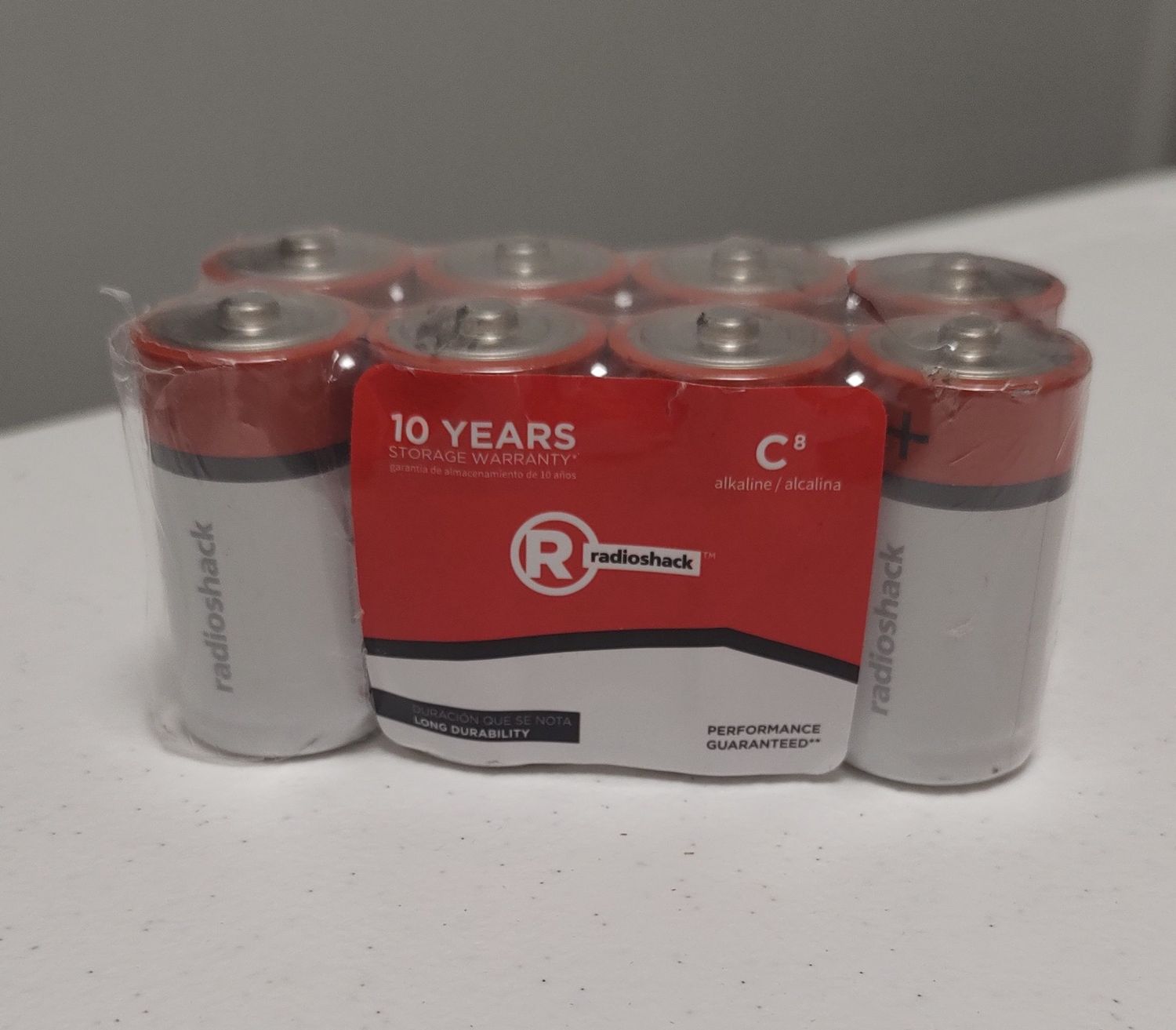 RadioShack C Alkaline Batteries – 8 Pack