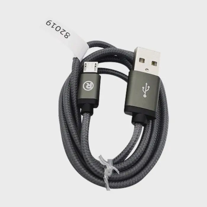 RadioShack USB 2.0 Male to Micro USB Male Braided Cable - 3ft