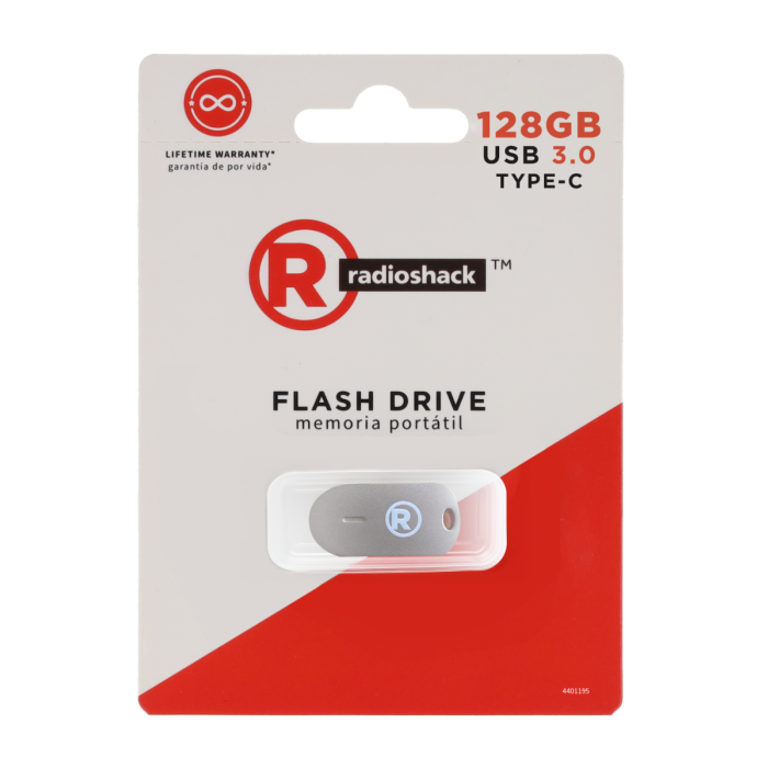 RadioShack USB Type-C Flash Drive - 128GB