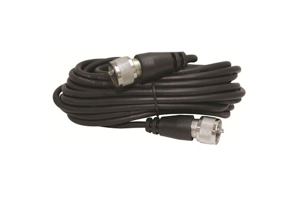 12ft RG-58 Coaxial Cable with Molded PL-259 Connectors