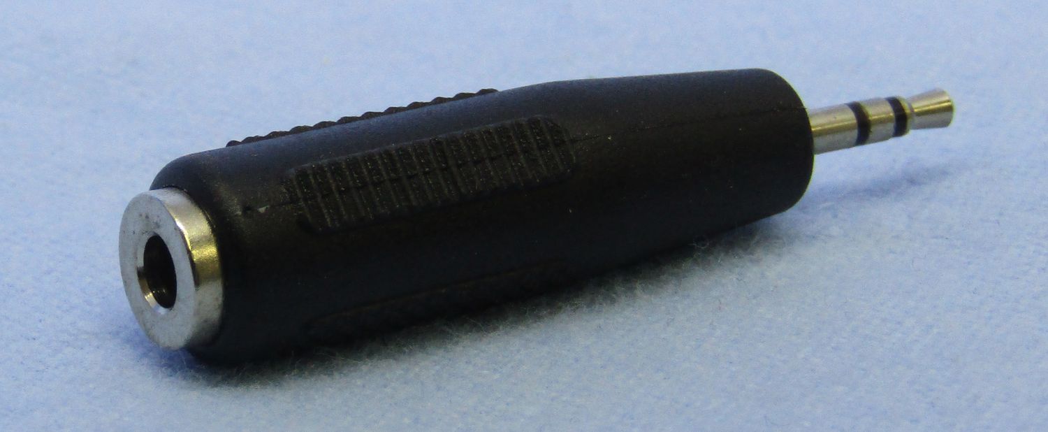 2.5mm Stereo Plug to 3.5mm Stereo Jack Audio Adapter