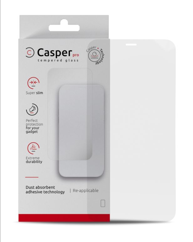Casper Pro Re-Applicable Tempered Glass Screen Protector – iPhone 12 / 12 Pro (Clear)