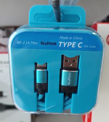 6ft USB-A to USB-C Cable – 2.1A Max Charging