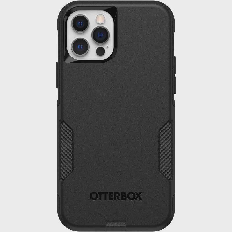 OtterBox Commuter Antimicrobial Case for Apple iPhone 12 / 12 Pro – Black