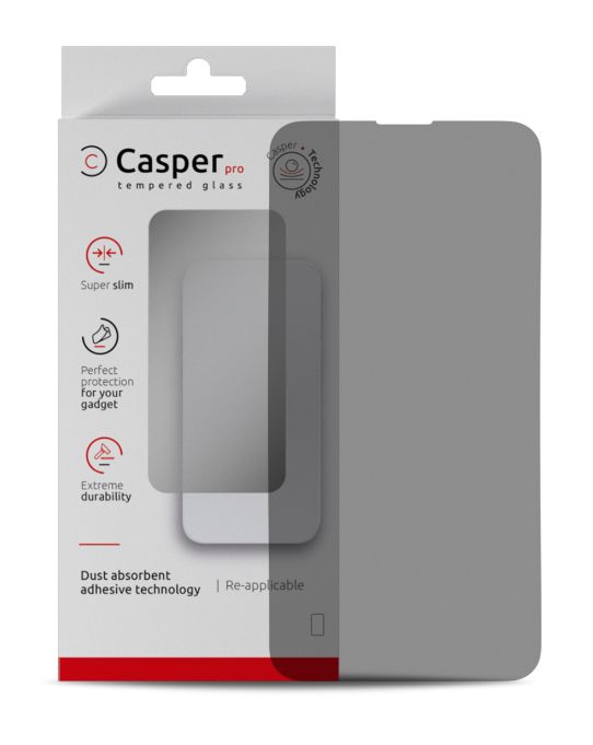 Casper Pro Tempered Glass Compatible For iPhone 15 Plus / 16 Plus (Privacy)