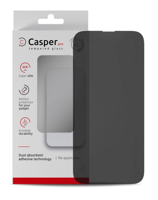 Casper Pro Tempered Glass Compatible For iPhone 16 Pro Max / 17 Pro Max (Privacy)