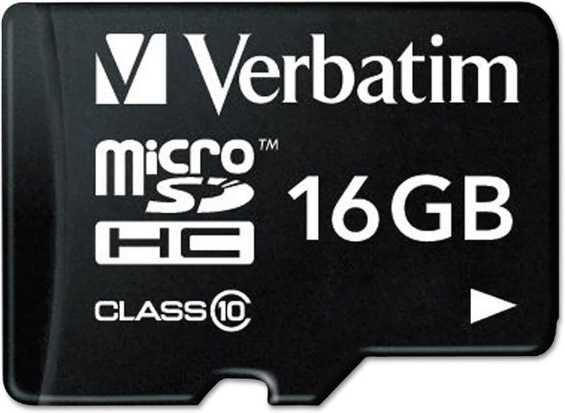 16GB Premium microSDHC Memory Card with Adapter, UHS-I U1 Class 10, Black