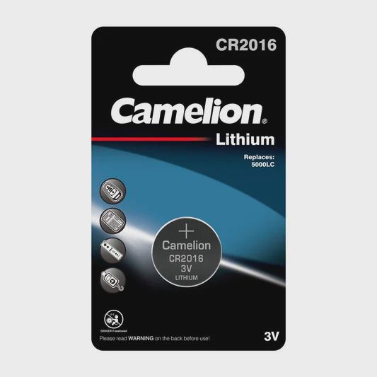 CR2016 3V Lithium Coin Cell Battery
