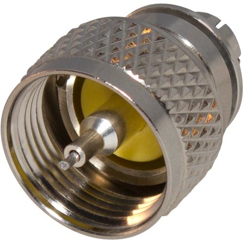 PL-259 Push-On UHF Male Connector for RG58, LMR195 &amp; LMR200 Coax