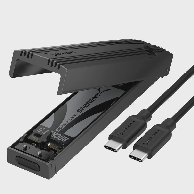 M.2 NVME PCI-E SSD Enclosure USB Type-C